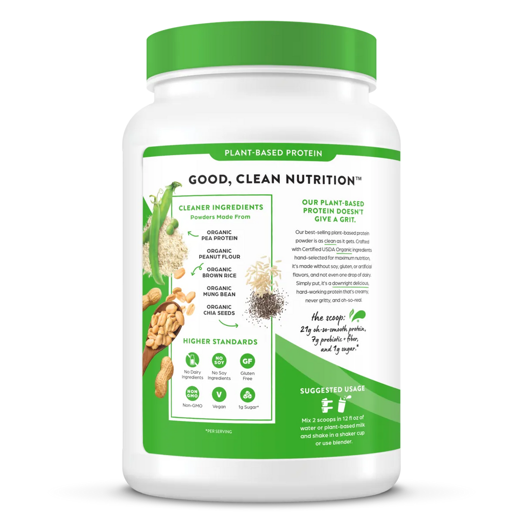Organic Protein™ Plant Based Protein Powder - Peanut Butter