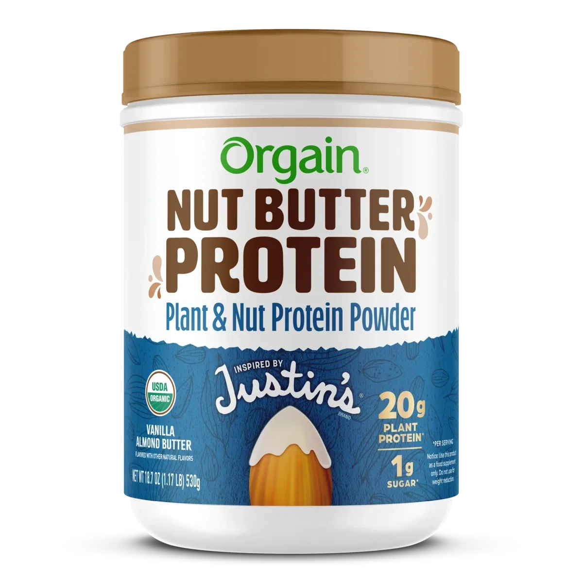 Nut Butter Protein Powder - Vanilla Almond Butter
