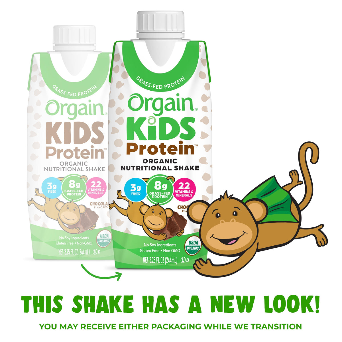 Kids Protein Organic Nutrition Shake - Chocolate