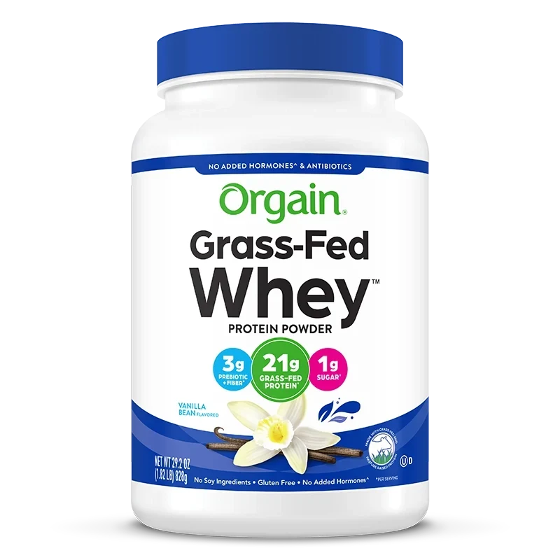 Grass Fed Whey Protein Powder - Vanilla Bean