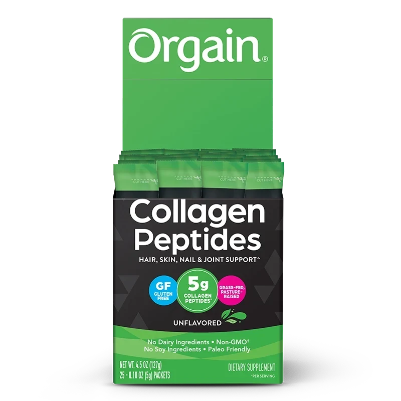 Grass Fed Pasture Raised Collagen Peptides 25 Ct Stick Pack