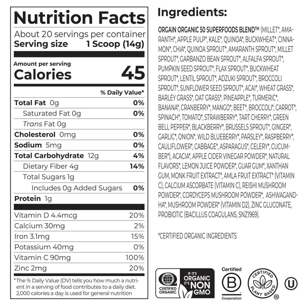 Superfoods + Immunity Up!™ Powder