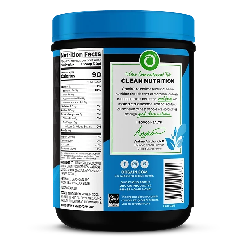 Keto Collagen Protein Powder - Vanilla