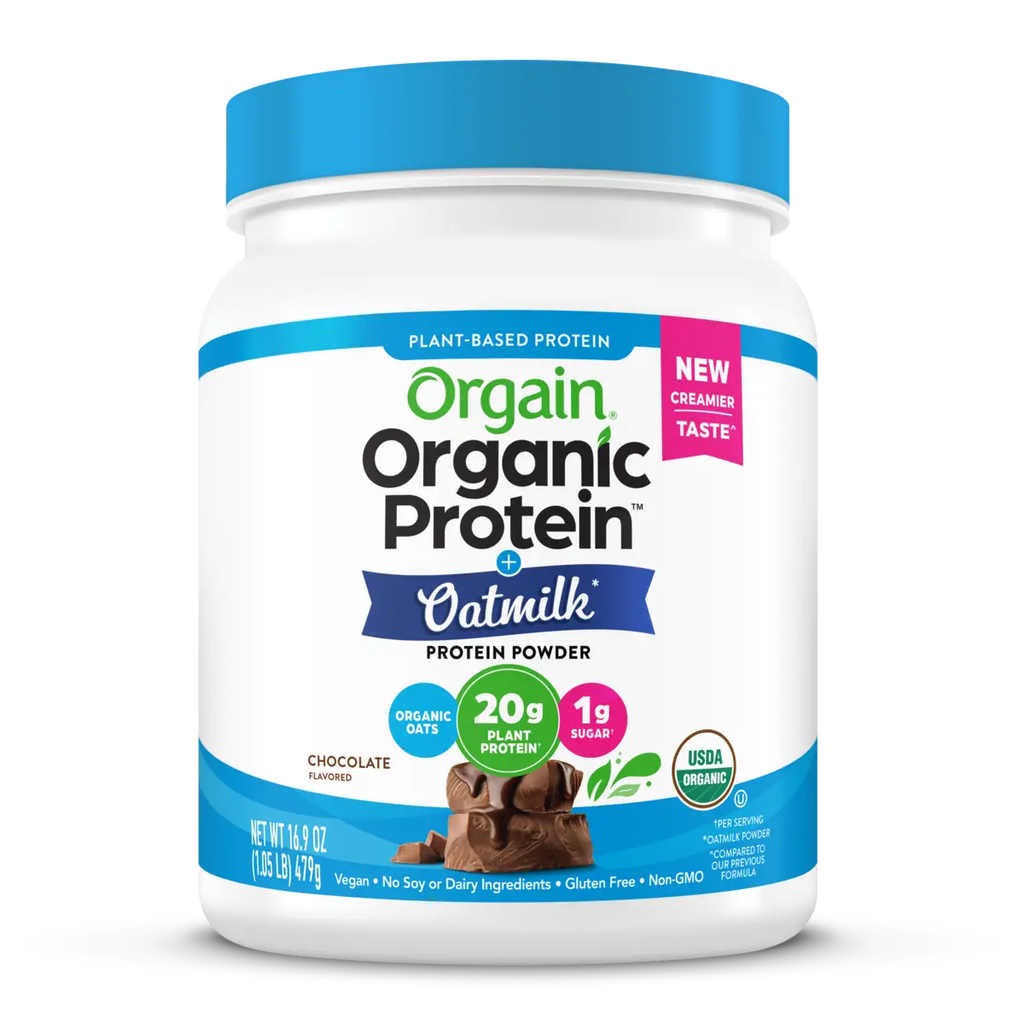Organic Protein™ + Oatmilk Plant Based Protein Powder - Chocolate