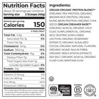 Organic Protein™ Plant Based Protein Powder - Creamy Chocolate Fudge