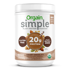 Simple Organic Plant-Based Protein Powder - Creamy Chocolate